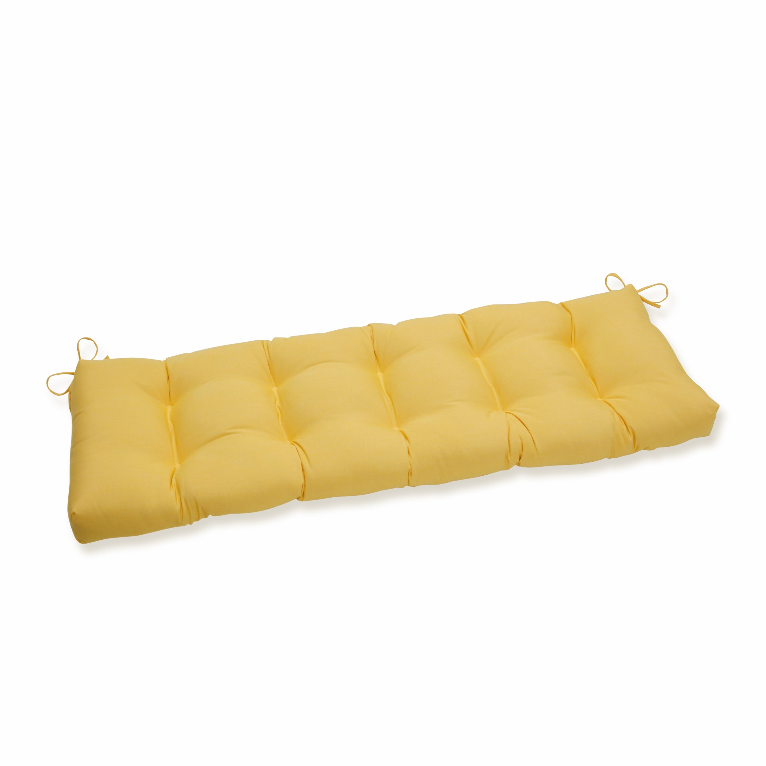 Outdoor/Indoor Fortress Canvas Buttercup 60" Blown Bench