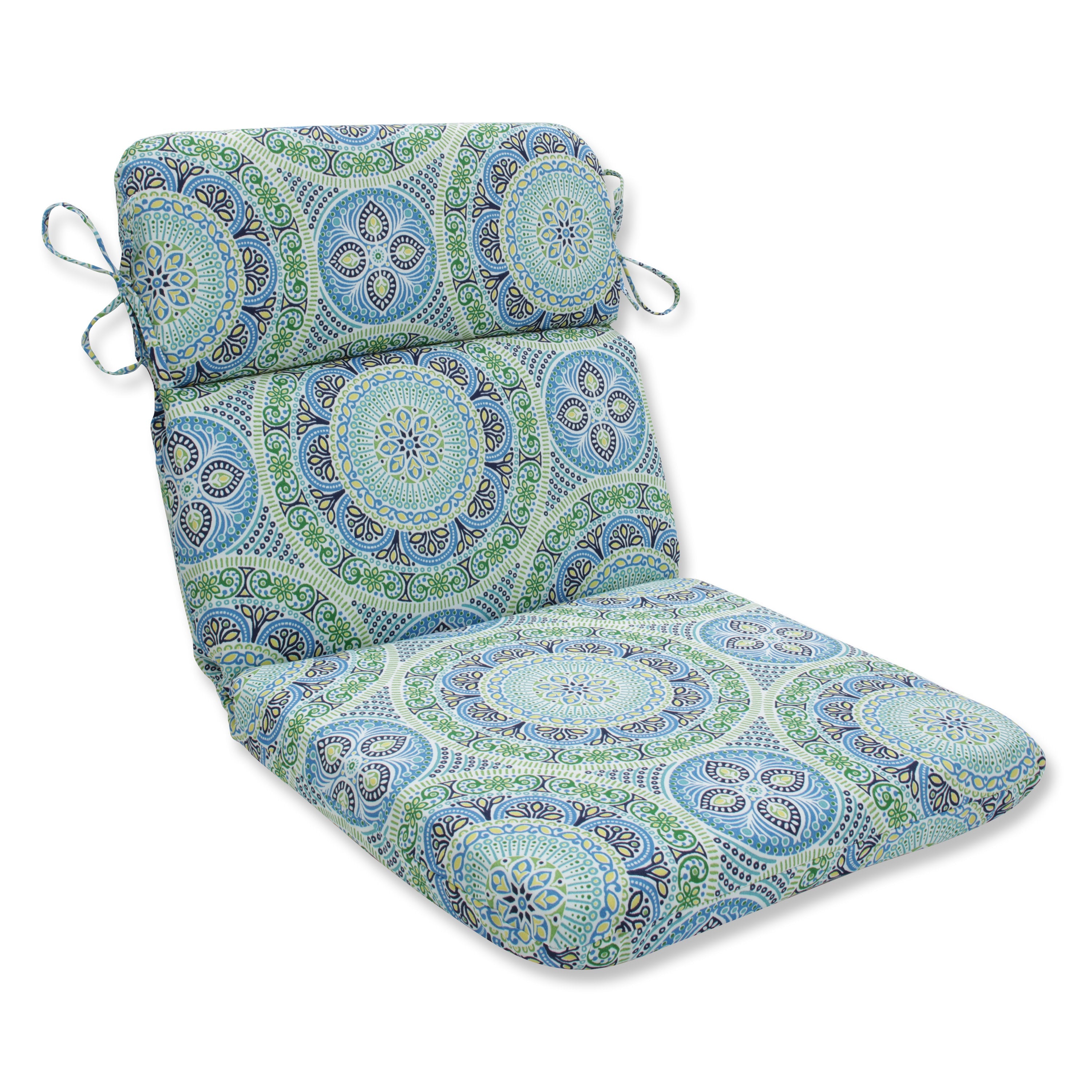 Delancey Lagoon Rounded Corners Chair Cushion