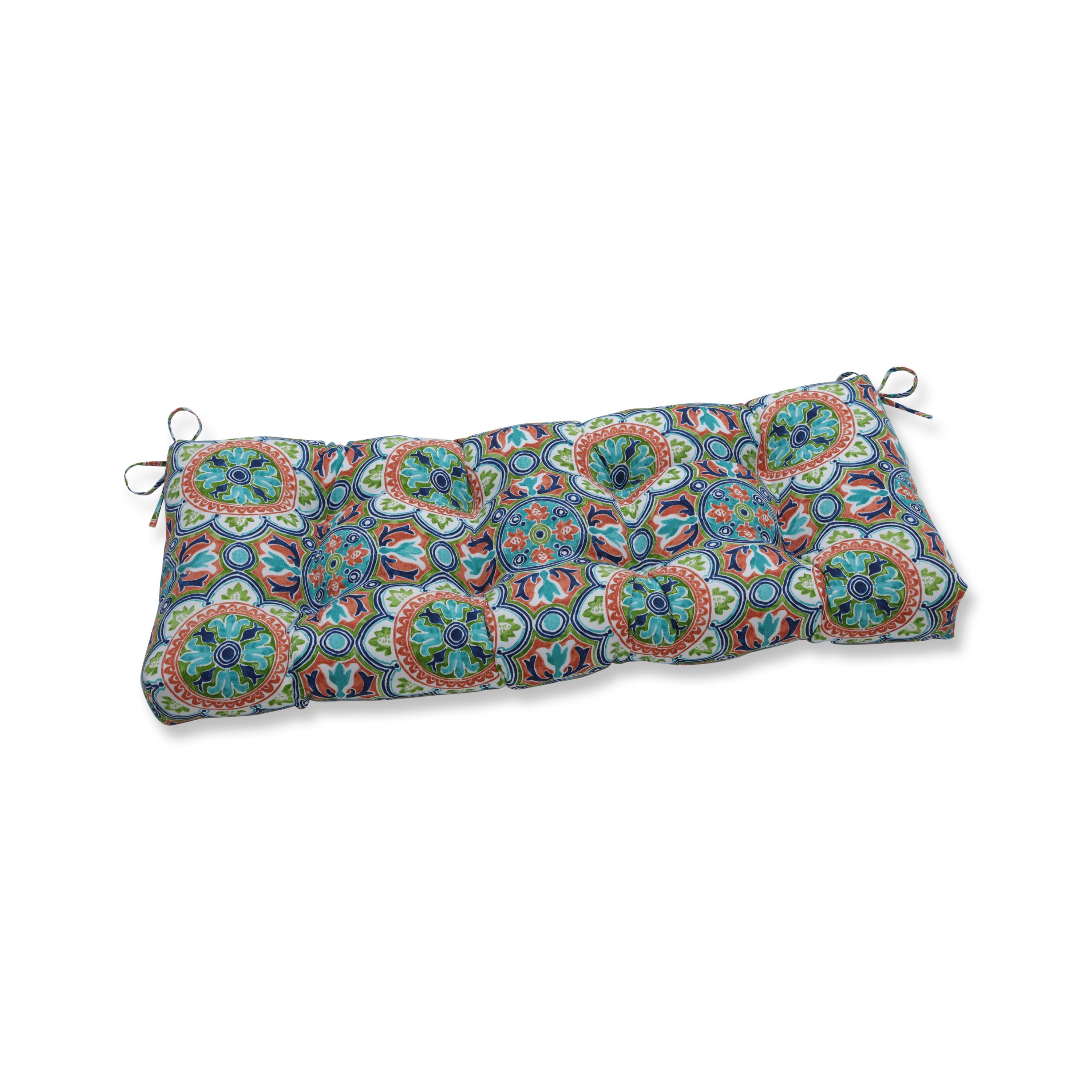 Lagoa Tile Flamingo 48" Blown Bench