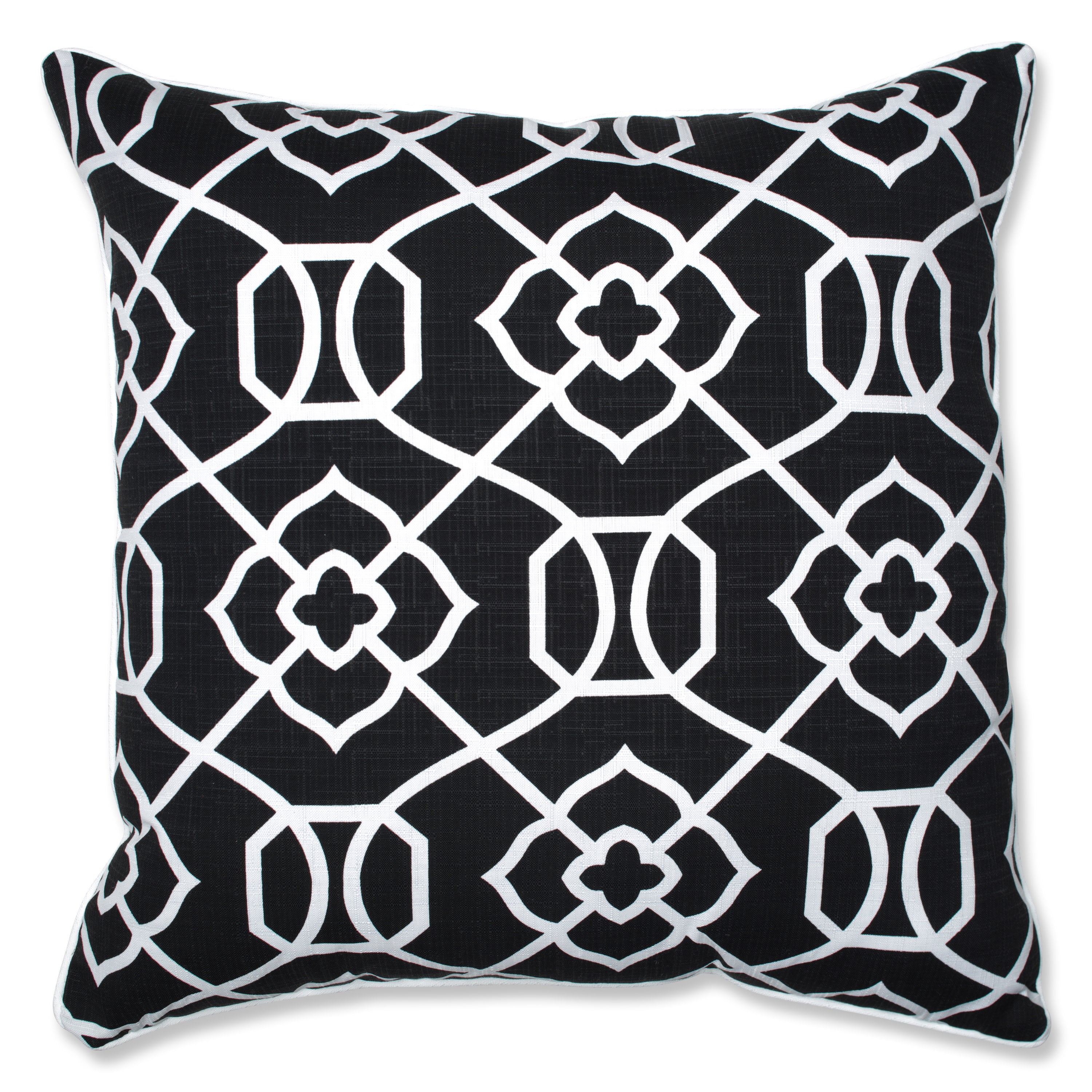 Kirkland Black 25-Inch Floor Pillow