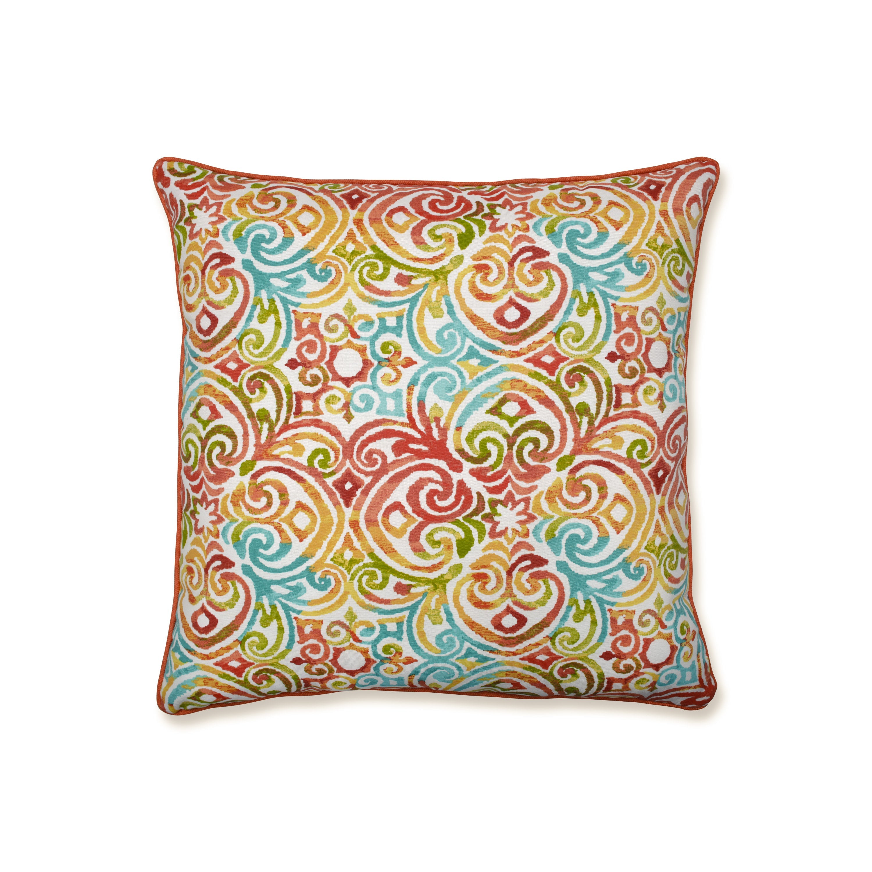 Outdoor/Indoor Corinthian Dapple 25-inch Floor Pillow