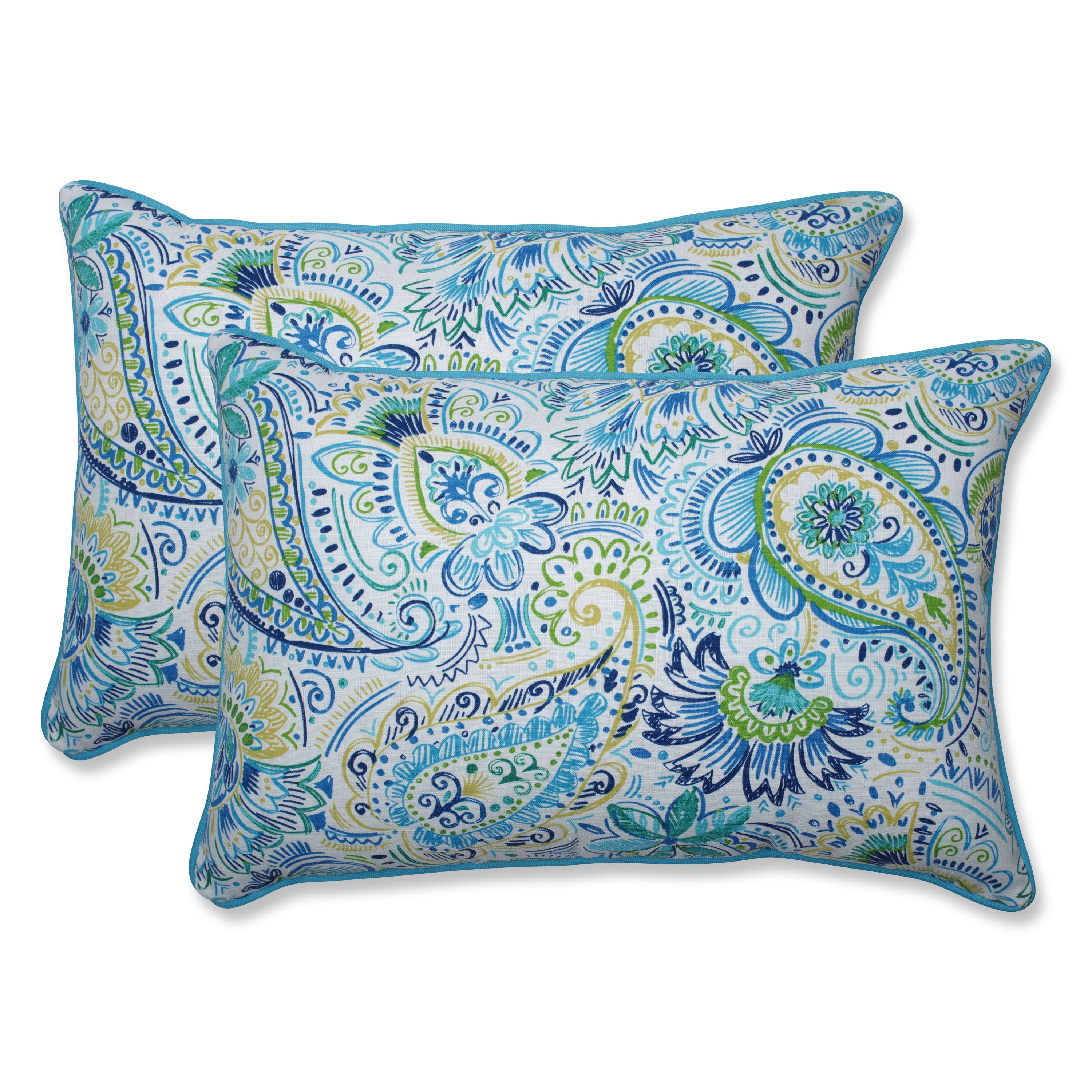 Gilford Baltic Over-Sized Rectangular Throw Pillow (Set Of 2)