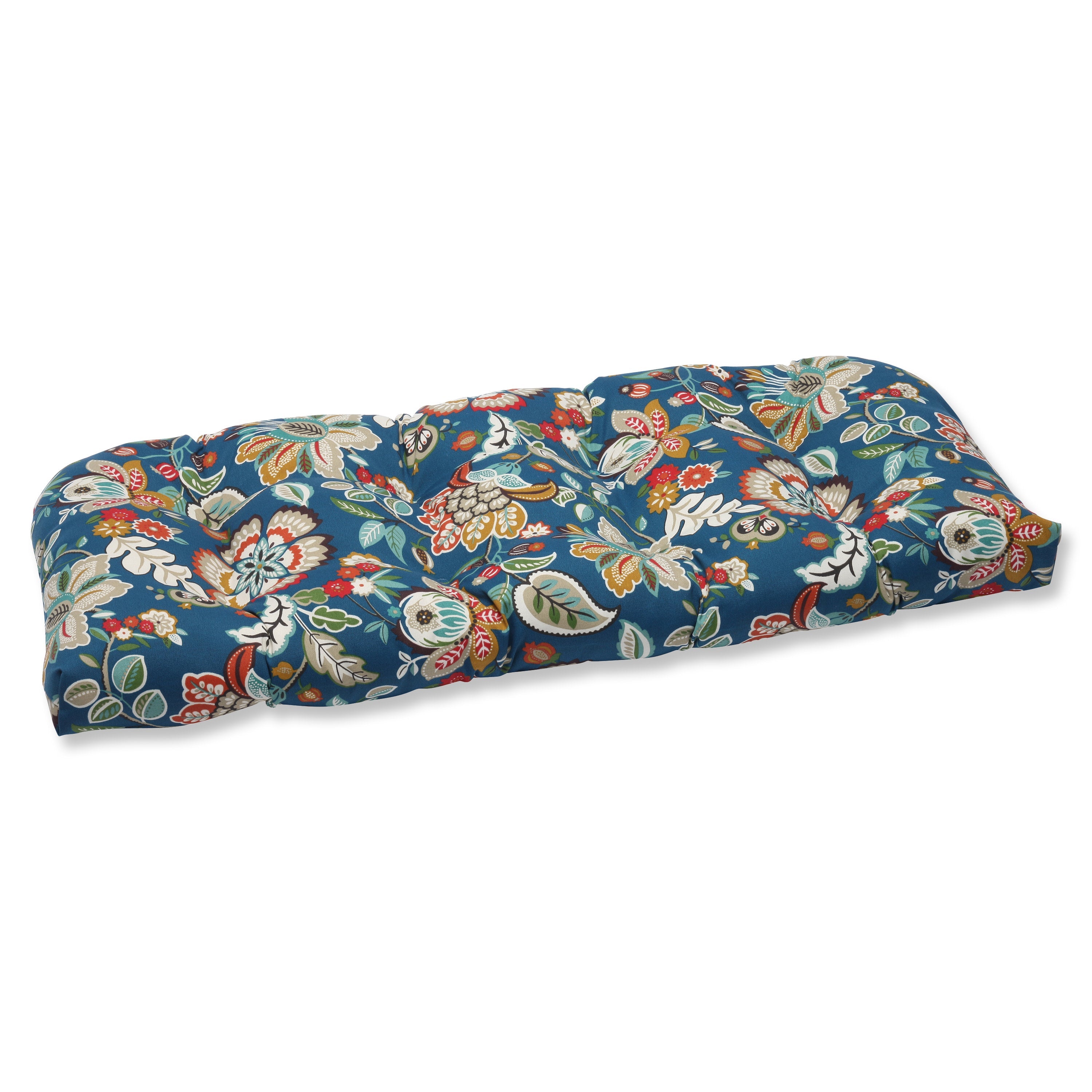 Telfair Peacock Wicker Loveseat Cushion
