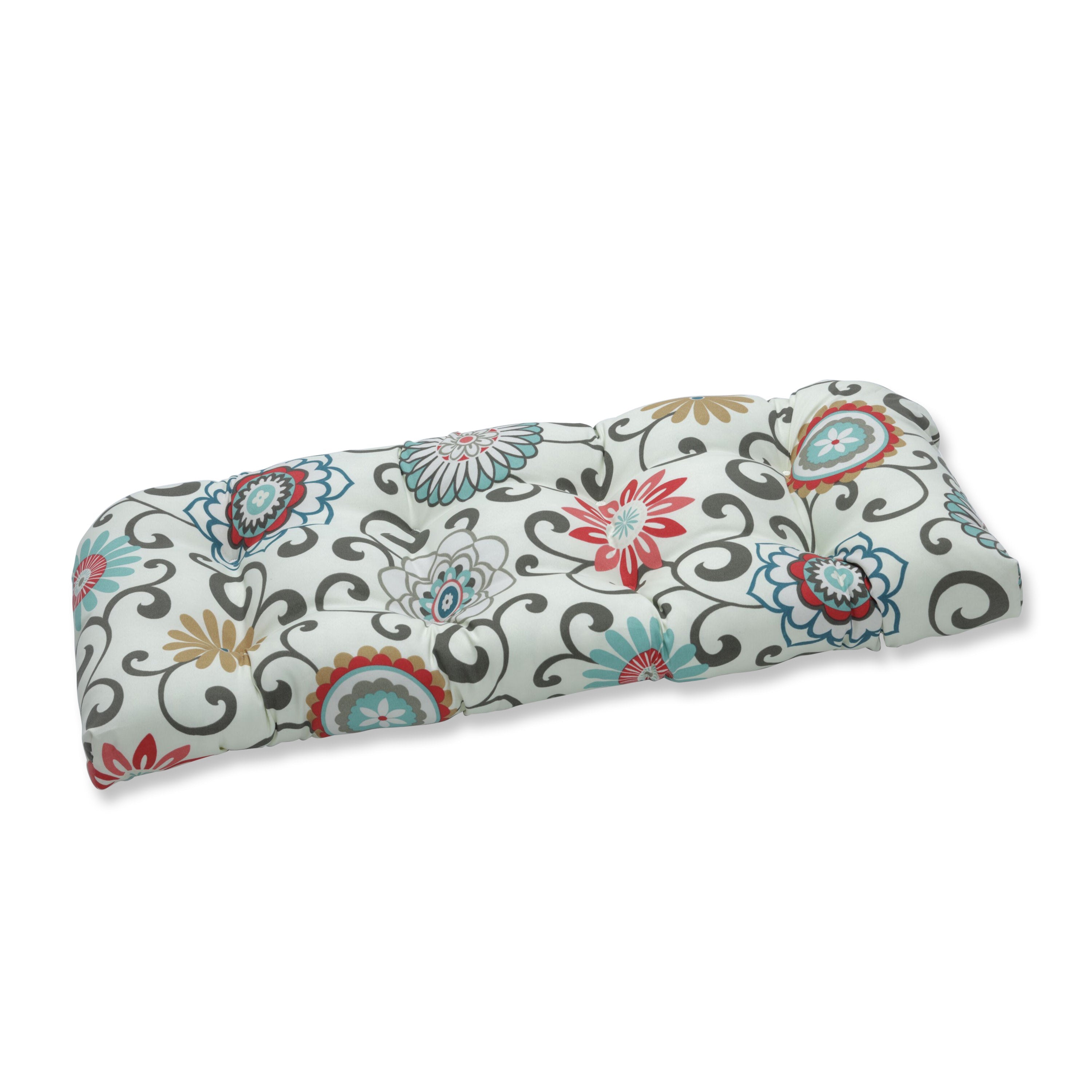 Pom Pom Play Peachtini Wicker Loveseat Cushion