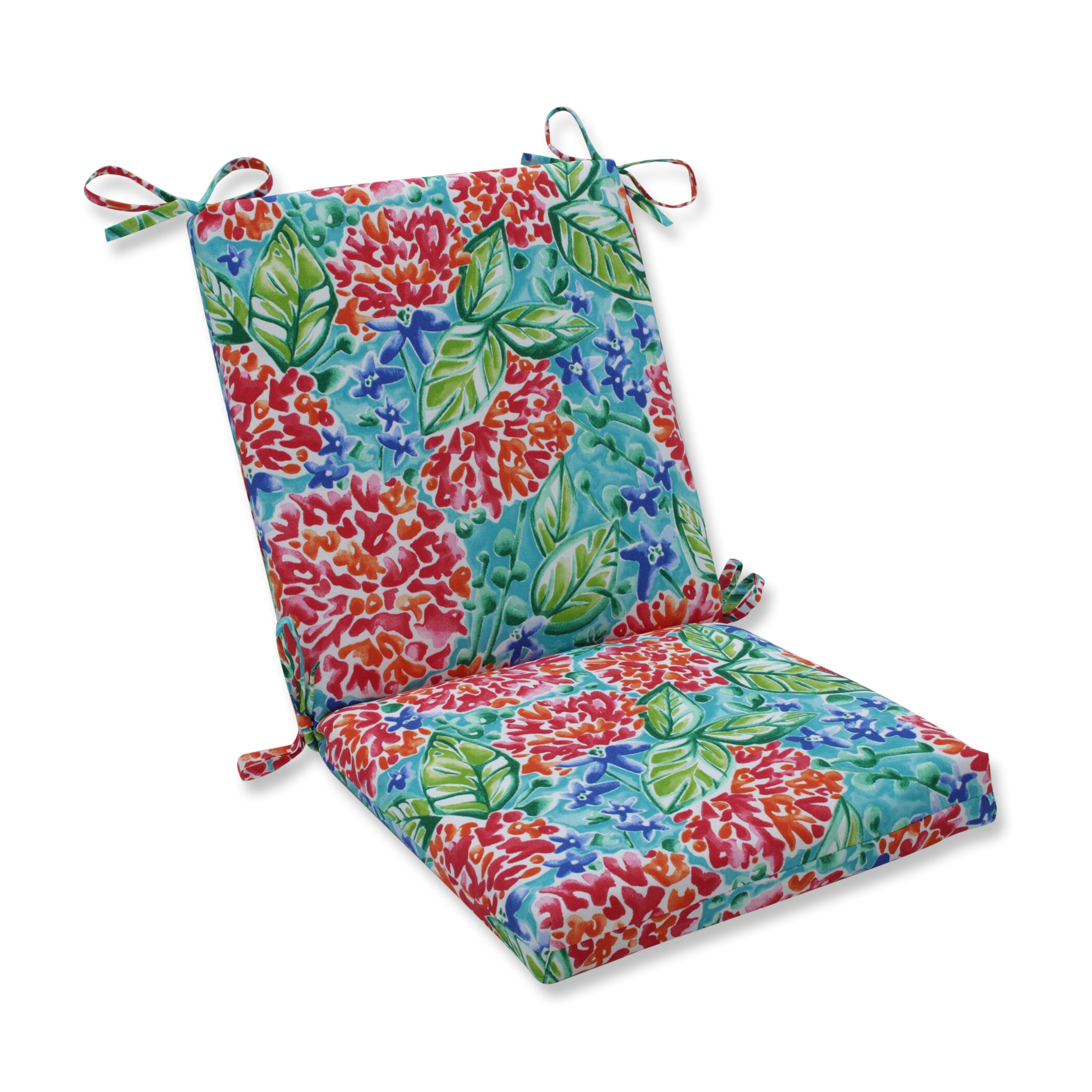 Garden Blooms Multi Squared Corners Chair Cushion