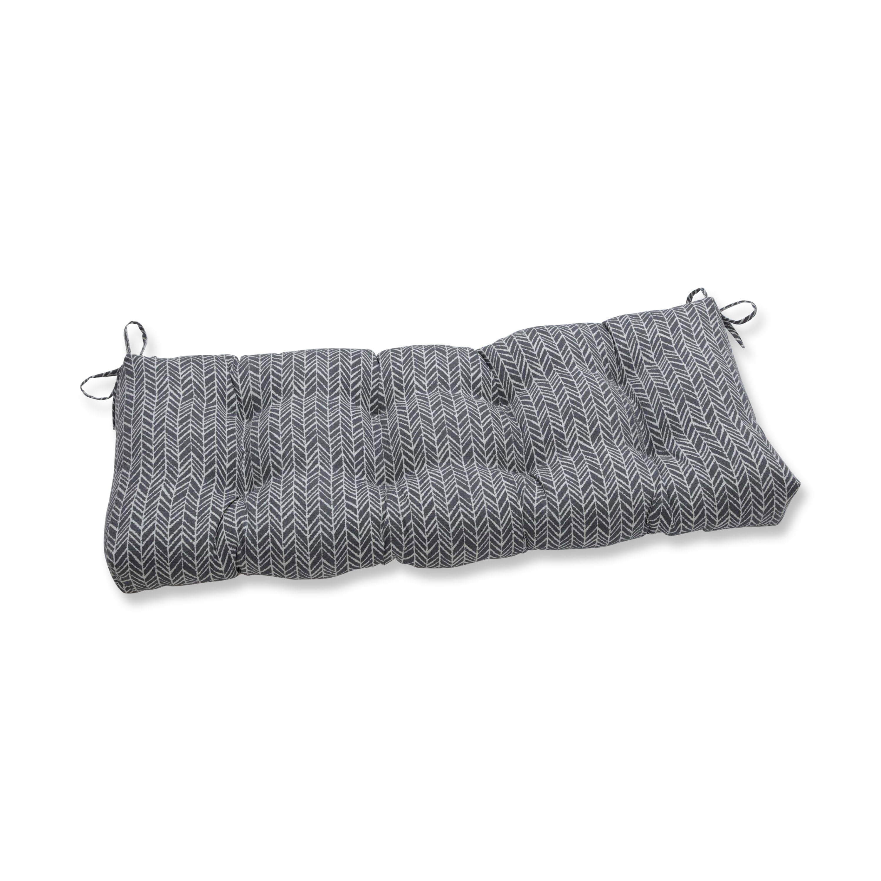 Herringbone Slate 44" Blown Bench