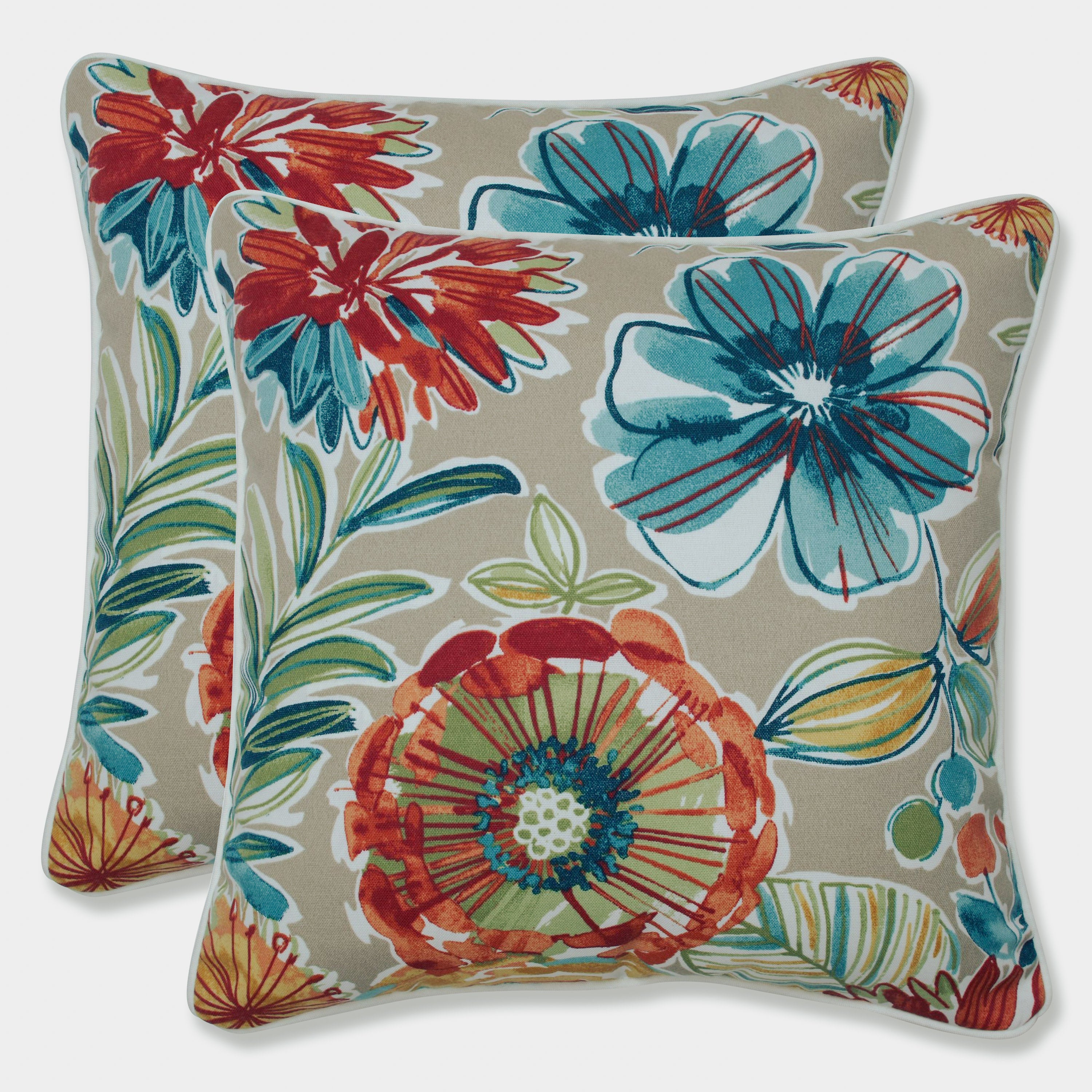Outdoor/Indoor Colsen Sonoma 16.5-inch Throw Pillow (Set of 2)